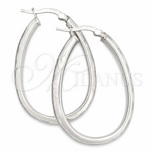 Argolla Mediana 02.389.0129.40 Plata Rodinada, Diamantado, Tono Plateado