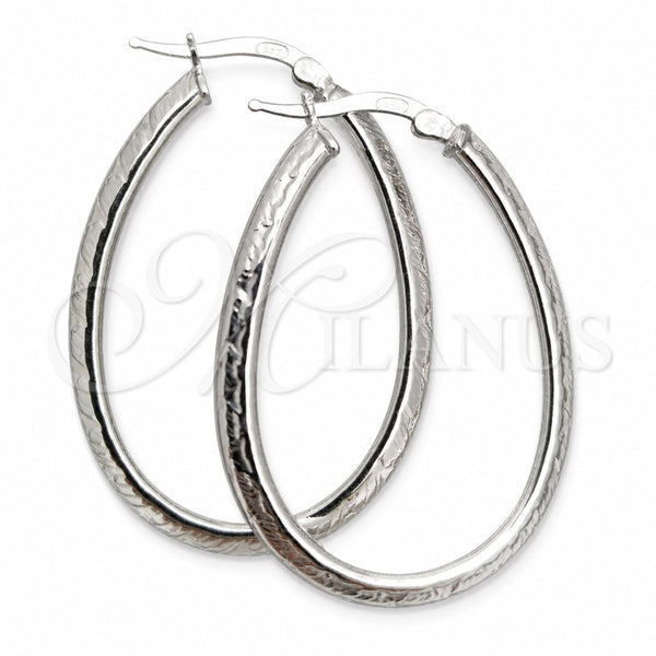 Argolla Mediana 02.389.0130.40 Plata Rodinada, Diamantado, Tono Plateado