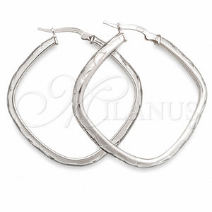 Argolla Mediana 02.389.0143.40 Plata Rodinada, Diamantado, Tono Plateado