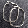 Argolla Mediana 02.389.0149.40 Plata Rodinada, Diseño de Torcido, Diamantado, Tono Plateado