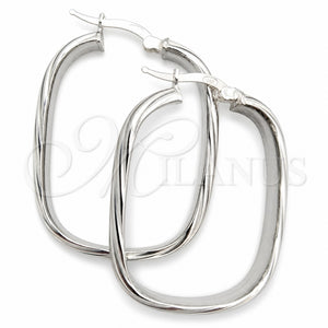 Argolla Mediana 02.389.0149.40 Plata Rodinada, Diseño de Torcido, Diamantado, Tono Plateado