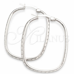 Argolla Mediana 02.389.0150.30 Plata Rodinada, Diamantado, Tono Plateado
