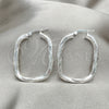 Argolla Mediana 02.389.0151.30 Plata Rodinada, Diseño de Torcido, Diamantado, Tono Plateado