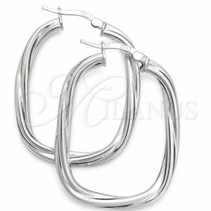 Argolla Mediana 02.389.0152.30 Plata Rodinada, Diseño de Torcido, Diamantado, Tono Plateado