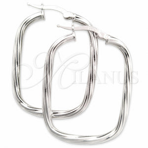Argolla Mediana 02.389.0155.30 Plata Rodinada, Diseño de Torcido, Diamantado, Tono Plateado