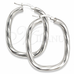 Argolla Mediana 02.389.0159.30 Plata Rodinada, Diseño de Torcido, Diamantado, Tono Plateado