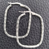 Argolla Mediana 02.389.0161.30 Plata Rodinada, Diseño de Torcido, Diamantado, Tono Plateado