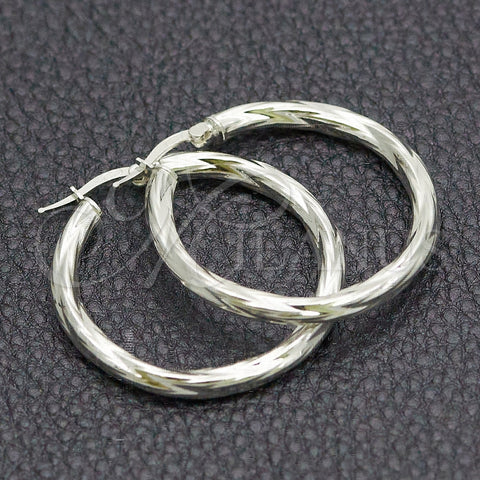 Argolla Mediana 02.389.0180.30 Plata Rodinada, Diamantado, Tono Plateado