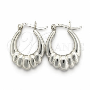 Argolla Pequeña 02.393.0003.20 Plata Rodinada, Pulido, Tono Plateado