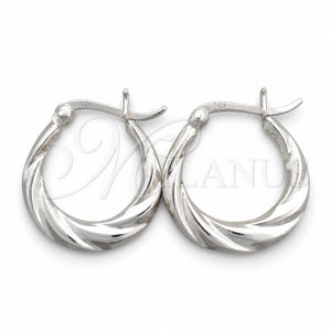 Argolla Pequeña 02.393.0005.20 Plata Rodinada, Pulido, Tono Plateado