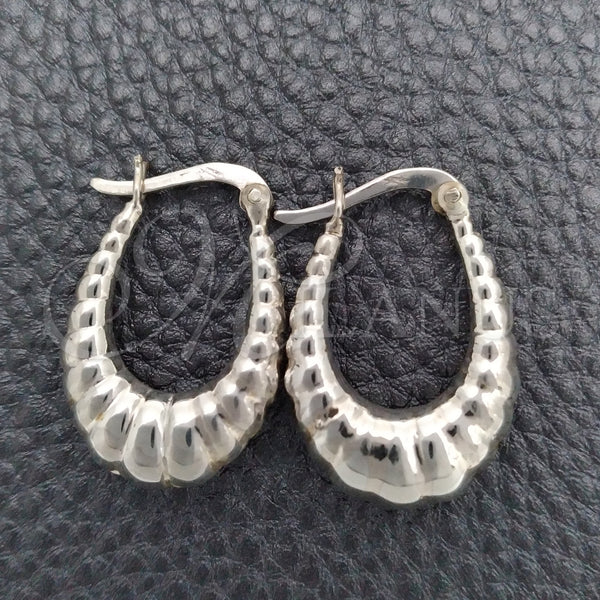 Argolla Pequeña 02.393.0007.25 Plata Rodinada, Pulido, Tono Plateado