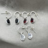 Arete Dormilona 02.394.0002 Plata Rodinada, con Zirconia Cubica Blanca, Pulido, Tono Plateado