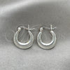 Argolla Pequeña 02.393.0008.15 Plata Rodinada, Pulido, Tono Plateado