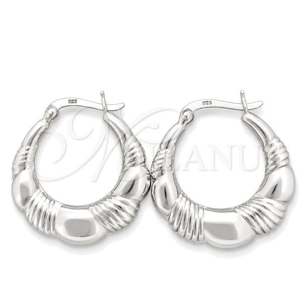 Argolla Mediana 02.393.0014.25 Plata Rodinada, Pulido, Tono Plateado