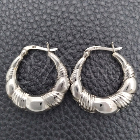 Argolla Mediana 02.393.0014.25 Plata Rodinada, Pulido, Tono Plateado