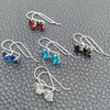 Arete Colgante 02.394.0009 Plata Rodinada, con Zirconia Cubica Blanca, Pulido, Tono Plateado