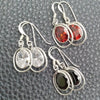 Arete Colgante 02.394.0014 Plata Rodinada, con Zirconia Cubica Blanca, Pulido, Tono Plateado