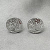 Arete Dormilona 02.392.0011 Plata Rodinada, Diseño de Ãrbol, Pulido, Tono Plateado