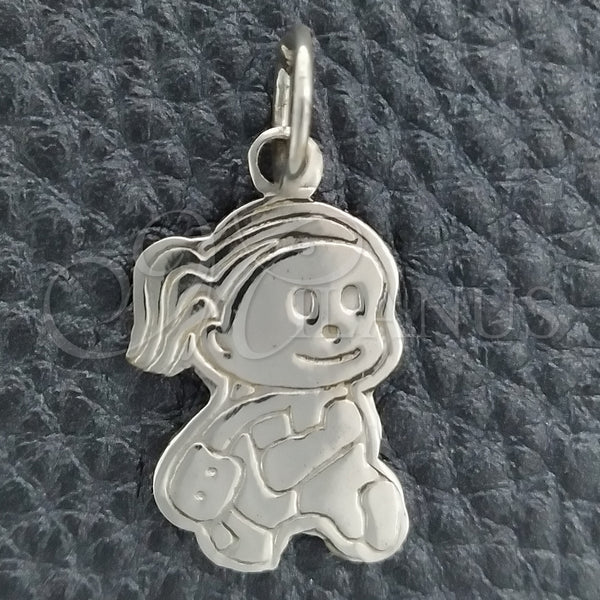 Dije Elegante 05.392.0013 Plata Rodinada, Pulido, Tono Plateado