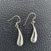 Arete Colgante 02.397.0003 Plata Rodinada, Diseño de Gota, Pulido, Tono Plateado