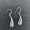 Arete Colgante 02.397.0003 Plata Rodinada, Diseño de Gota, Pulido, Tono Plateado