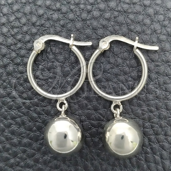 Argolla Pequeña 02.395.0005.25 Plata Rodinada, Pulido, Tono Plateado