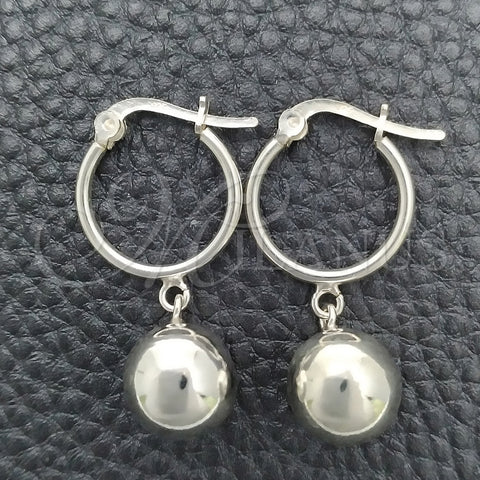 Argolla Pequeña 02.395.0005.25 Plata Rodinada, Pulido, Tono Plateado