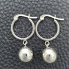 Argolla Pequeña 02.395.0005.25 Plata Rodinada, Pulido, Tono Plateado