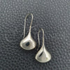 Arete Colgante 02.397.0006 Plata Rodinada, Diseño de Gota, Pulido, Tono Plateado