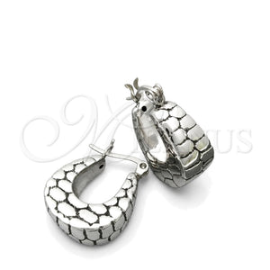 Argolla Pequeña 02.395.0007.20 Plata Rodinada, Diamantado, Tono Plateado