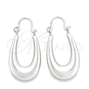 Argolla Pequeña 02.395.0011.20 Plata Rodinada, Pulido, Tono Plateado