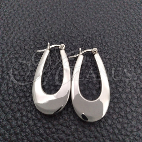 Argolla Mediana 02.395.0012.30 Plata Rodinada, Pulido, Tono Plateado