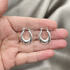 Argolla Mediana 02.395.0015.20 Plata Rodinada, Pulido, Tono Plateado
