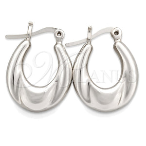 Argolla Mediana 02.395.0015.20 Plata Rodinada, Pulido, Tono Plateado