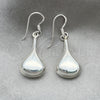 Arete Colgante 02.395.0018 Plata Rodinada, Diseño de Gota, Pulido, Tono Plateado