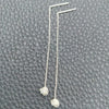 Arete Violador 02.397.0025 Plata Rodinada, Diseño de Nudo, Pulido, Tono Plateado