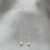 Arete Violador 02.397.0026 Plata Rodinada, Diseño de Nudo, Pulido, Tono Plateado