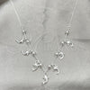 Gargantilla Elegante 04.395.0005.18 Plata Rodinada, Diseño de Delfín y Bola, Pulido, Tono Plateado (Grosor 05 MM, 18 Pulgadas de Largo)