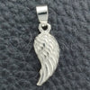 Dije Elegante 05.397.0002 Plata Rodinada, Diseño de Angel, Pulido, Tono Plateado