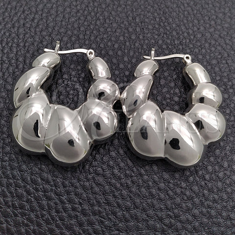 Argolla Mediana 02.395.0038.30 Plata Rodinada, Pulido, Tono Plateado