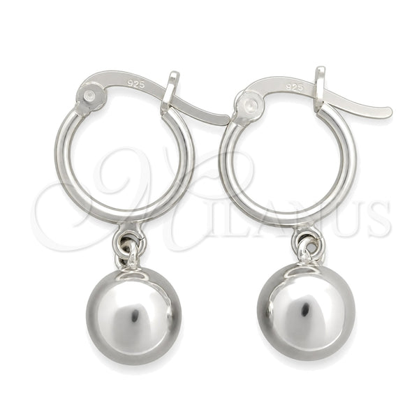 Argolla Pequeña 02.395.0041.20 Plata Rodinada, Pulido, Tono Plateado