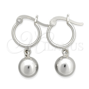 Argolla Pequeña 02.395.0041.20 Plata Rodinada, Pulido, Tono Plateado