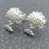 Arete Dormilona 02.399.0009 Plata Rodinada, Diseño de Ãrbol, Pulido, Tono Plateado