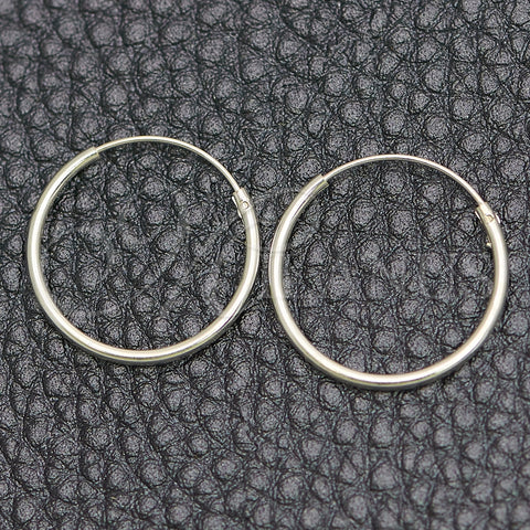 Argolla Pequeña 02.399.0010.18 Plata Rodinada, Pulido, Tono Plateado