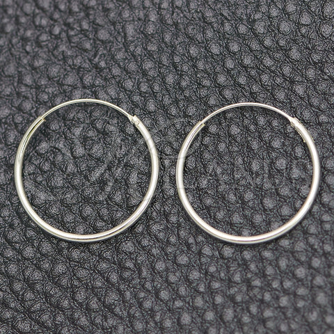Argolla Pequeña 02.399.0010.20 Plata Rodinada, Pulido, Tono Plateado