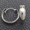 Argolla Pequeña 02.399.0019.20 Plata Rodinada, Pulido, Tono Plateado