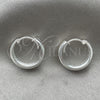 Argolla Pequeña 02.399.0020.16 Plata Rodinada, Pulido, Tono Plateado