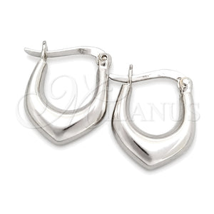 Argolla Pequeña 02.399.0025.10 Plata Rodinada, Pulido, Tono Plateado