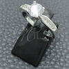 Anillo de Boda 01.398.0004.06 Plata Rodinada, con Zirconia Cubica Blanca, Pulido, Tono Plateado (Tamaño 6)