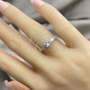 Anillo de Boda 01.398.0018.06 Plata Rodinada, con Zirconia Cubica Blanca, Pulido, Tono Plateado (Tamaño 6)